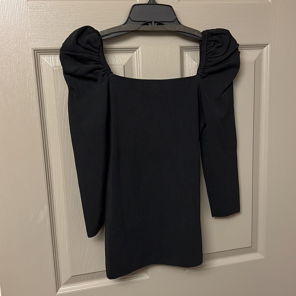 NWT River Island Puff Sleeve Knit Top - Picture 11 of 11